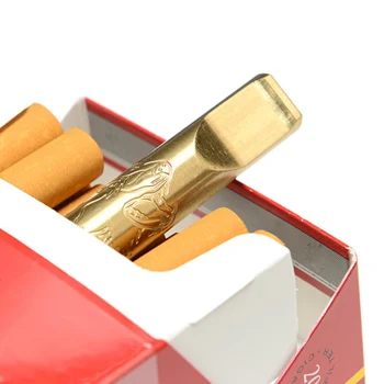 Messing Cigaret Filter Piber Til Tobak Cigaretter Ryger Røg Indehaveren Rør Mundstykke Vandpibe