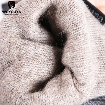 Mode trikotage, til kvinder læder handsker,ruskind mønster fåreskind kvinders handsker,Holde varm kvinders vinter handsker-8030