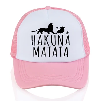 Nye Hakuna Matata brev print baseball caps mænd Kvinder Sommeren Mesh cap Mode udendørs solhat mænd trucker cap