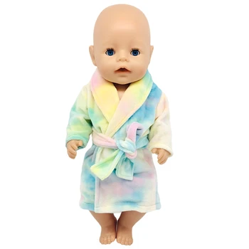 Passer til 17 tommer Baby nyfødt 43 cm Dukke Tøj, Tilbehør Gul Hofteholder Pyjamas, der Passer Til Baby Festival Fødselsdag Gave