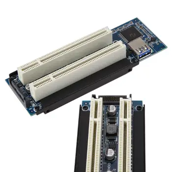 PCI-E Express X1-til Dobbelt PCI Riser Udvide Adapter-Kort med 1M USB3.0 Kabel til WIN2000/XP/Vista/Win7/Win8/LINUX Tilføje Kort Nyt