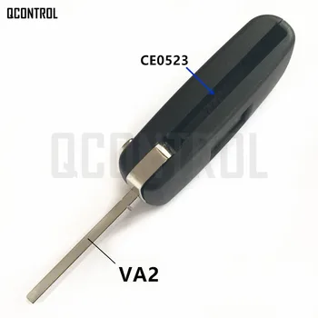 QCONTROL Fjernstyret Bil Key Light-Knappen for CITROEN Berlingo C3 C2 C5 C4 Picasso 433Mhz 7941 Chip (CE0523 SPØRGE/FSK, 3BT, VA2)