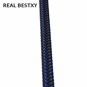 REAL XY 1m/lot 12*6mm Rund Flettet Læder Snor Reb, Tråd Halskæde Armbånd til gør det selv Smykker Undersøgelsesresultater