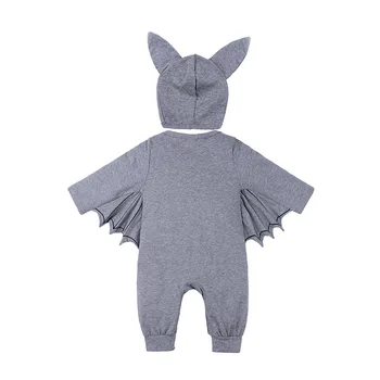 Spædbarn Tøj Efterår Vinter Overalls Baby Bat Lange Ærmer Sparkedragt Til Baby Jumpsuit Halloween Kostume Til Nyfødte Baby Drenge Tøj