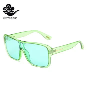 TF solbriller kvinder mænd 2020 uv400 grønne leopard trendy strand sol briller overdimensionerede rektangel oculos de sol feminino