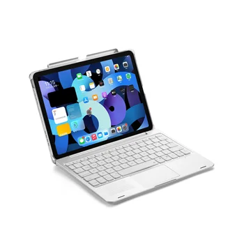 Touchpad Baggrundslys Keyboard For iPad Luft 4 10.9 tommer 2020 Trådløse Bluetooth-Pen Indehaveren Tastatur Cover