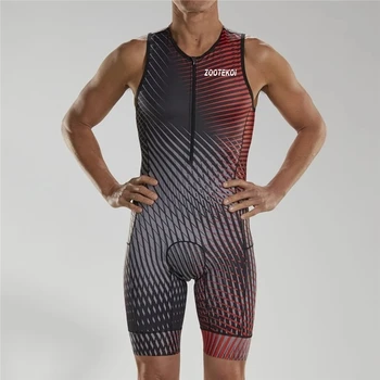 ZOOTEKOI Mænd ærmeløse Triathlon skinsuit trøje Maillot ciclismo tøj go pro mtb jersey mujer Kører tøj