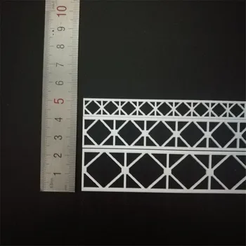 8stk/masse HO N 64 Skala Sand Tabel Scene Bridge stålbjælke Truss Hegn Model Materiale Til Toget Layout