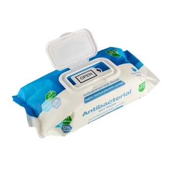 Dyb Frisk 2pack genlukkelig pose 100 antibakterielt behandlede klude en løsning til hånd-desinfektion