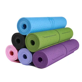 1830*610*6mmTPE yogamåtte Miljøbeskyttelse Smagløst, Non-Slip Sport Trænings-og yogamåtte For Begyndere Fitness Gymnastik Mat