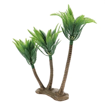 1STK Grøn Plast Model Træer Layout Regnskov Tog Palm Tree Diorama Natur til Hjemmet Udendørs Haven Indretning