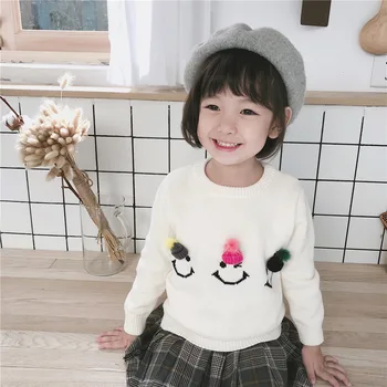 Tonytaobaby Efterår og Vinter Tøj, New Girl børnetøj Bomuld Trøje Baby Pige Sweater Børn Trøjer