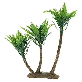 1STK Grøn Plast Model Træer Layout Regnskov Tog Palm Tree Diorama Natur til Hjemmet Udendørs Haven Indretning