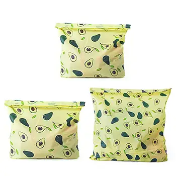 Økologisk Genanvendelige Bivoks Klud Wrap Maden Frisk Holde Bag Låg Cover Strækning Mad Klamre sig Wrap Tætning til Sandwich 40a