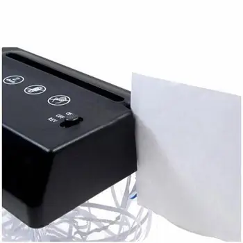 1 Pc/Pack Bærbare Mini-USB & Batteri A6-A4-Papir Makulator til Hjemmet og Kontoret