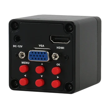 1080P SONY IMX307 Full Metal Universal Beslag Justerbar Stå VGA-HDMI-Industrien Video-Mikroskop-Kamera 200X 500X C-Mount-objektiver