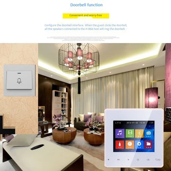 Bluetooth Smart Control Musik System Loft Højttaler Moduler Home Audio System-Digital Stereo Forstærker i Væggen til Hotel