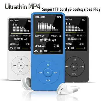 Bærbare MP4 Tabsfri Lyd musikafspiller FM-Optager walkman-afspiller mini Støtte musik, radio, optagelse, Støtte 128GB TF kort