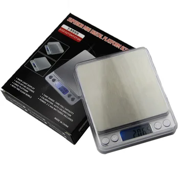 LCD-Digital Elektronisk 0.5/2/3 kg/0,1 g vægt Skala Smykker Skala Høj Præcision Smykker Gram Vægt Balance Skala Til Køkken