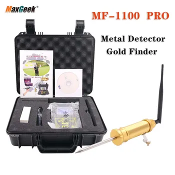 Maxgeek Professionel MF-1100PRO Guld Finder metaldetektor Underground Lang Række Guld Metal Detektor med Filter