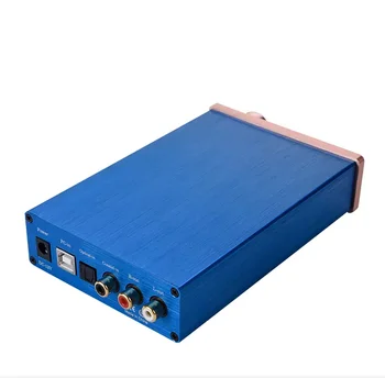 PC USB-lydkort Coaxial Toslink digital audio til 6,35 mm hovedtelefon analog L/R 2RCA audio Converter med Volumen kontrol PCM Hifi