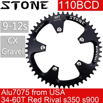 Sten Kæde ring Rundt 110 BCD for force red rival s350 s900 36 38 40 42 46 48 58 60T Tand Road Cykel med sram cx grus quarq