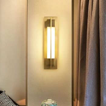 2021 Moderne Golden væglampe Soveværelse LED-Lamper til Indendørs Trapper Stue Midtergangen Hjem Dekoration væglamper nytår gave