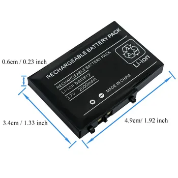 3,7 V Genopladeligt Lithium-ion-Batteri Udskiftning Af pakning Med Mini-Skruetrækker Til Nintendo DS Lite NDSL