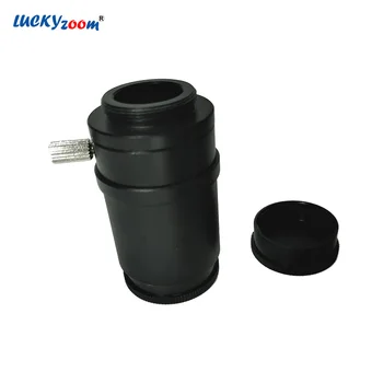 Lucky Zoom Stereo-Mikroskop-Kamera Adapter, 1X C-Mount-Adapter For Trinokulartubus Mikroskop Digitale CCD-USB-Kamera CTV Tilbehør