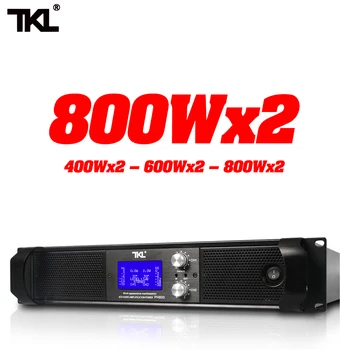 Professional power amplifier 2CH*800 watts 8ohms Sound system DJ audio for stage home HIFI