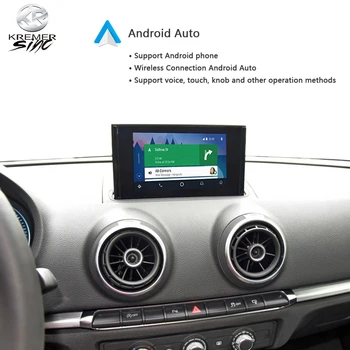 Spejl Trådløse Apple CarPlay AndroidAuto Retrofit til Audi A1 A3 A4 iSmart Auto MMI2G MMI3G MIB B8 B9