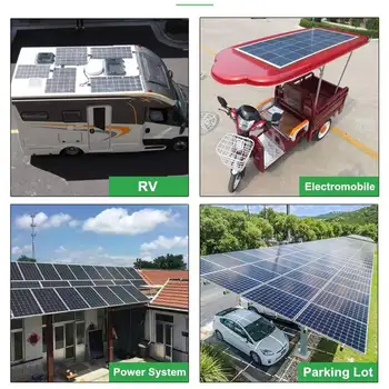 150W Solar Panel Monokrystallinske Fleksibel 12V 150W Painel Placa Solar batterioplader Udendørs Fiskeri, Camping Vandring Solar Kit