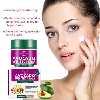 80g AVOCADO Fugtgivende Creme til Ansigtet Concealer Lysning Firming Day Cream Skin Reparation Fugtgivende Creme til Ansigtet