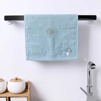 Nye selvklæbende håndklædeholder Rack vægmonteret Håndklæde Bøjle Badeværelse håndklædeholder Hylde Roll Hængende Krog Badeværelse Organizer