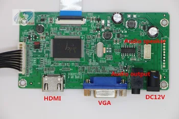 HDMI+VGA+ Lyd Kontrol LCD-driver board + kapacitiv touch forsamling+13.3 