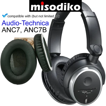 Misodiko Udskiftning Puder Øre Pads - til Audio-Technica ATH ANC7 ATH-ANC7B, Hovedtelefoner Reservedele Earmuff Ørepuder