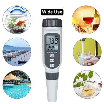 SMART SENSOR Baggrundslys Pen Type Digital Akvarium PH-Meter-Sensor Acidometer vandkvalitet Tester Husstand Drikke Løsning