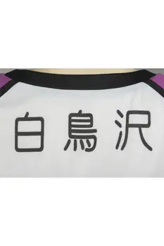 Haikyu Haikyuu Shiratorizawa Academy Satori Tendo Skole Uniform Cosplay Kostumer NR.5 Top+Shorts