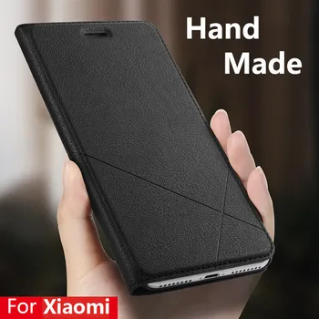 Hånd Lavet Til Xiaomi Redmi 4 / Redmi 4 Pro / Redmi 4X & 4A Læder taske Mode PU Flip Cover-Kort Slot Stå