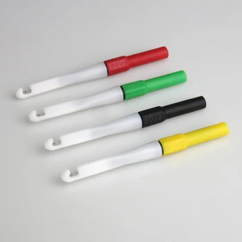 TKDMR 4mm Stik Isolering Piercing Nålen Ikke-destruktiv Tilbage Probe Pin testnålene Rød/Sort/Gul/Grøn Mini-Wire Piercer